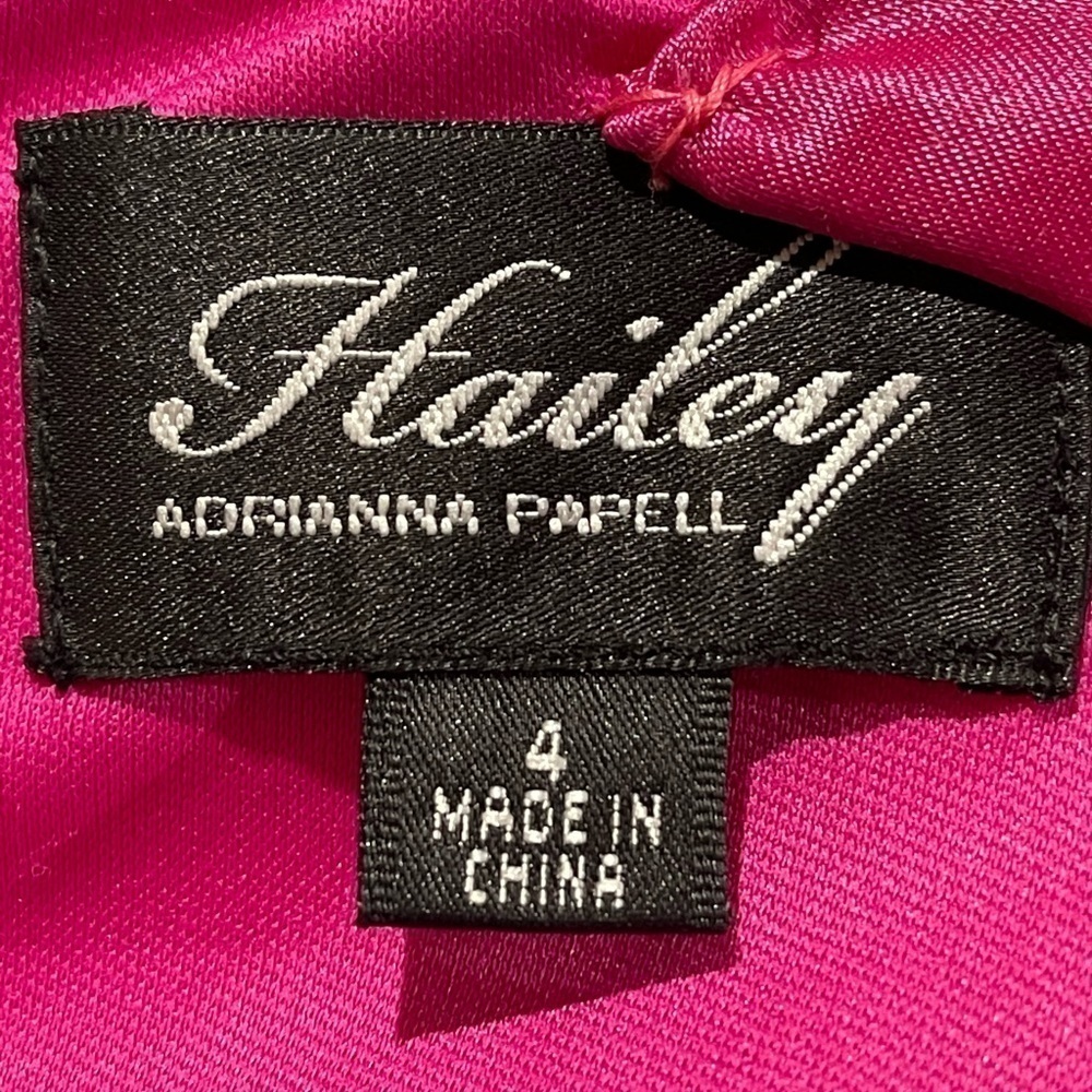 Hailey by Adrianna Papell Pink Ombré Glitter Formal/Evening/Prom Dress - EUC - Picture 5 of 10